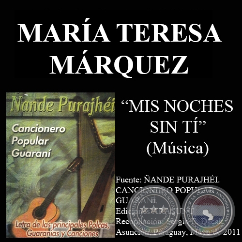 MIS NOCHES SIN TI - Letra: MARÍA TERESA MÁRQUEZ